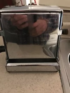 VINTAGE PROCTOR & SCHWATZ TOASTER MODEL 1453 TURN O MATIC WORKS - Picture 1 of 10