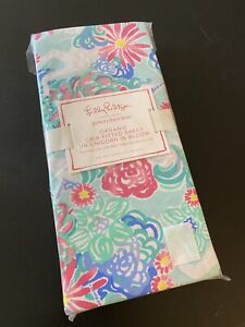 New Pottery Barn Kids Lilly Pulitzer Crib Sheet Fitted Organic Unicorn In Bloom
