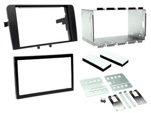 CD RADIO STEREO FACIA FASCIA DOUBLE DIN CAGE FITTING KIT FOR AUDI A3 2003-2012 - Picture 1 of 1