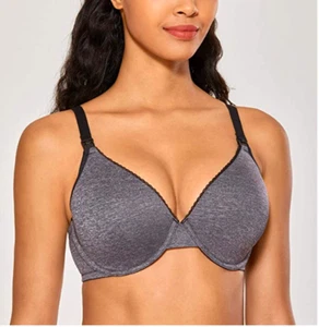 Gratlin Women's Full Coverage Lightly Padded Underwire Maternity Nursing Bra 36G - Picture 1 of 3