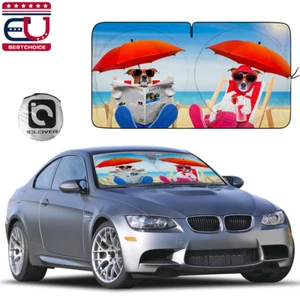 Parabrisas Coche Parasol Plegable Reflectante Ventana Frontal Visera UV y Bloque de Calor - Imagen 1 de 9