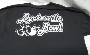 DYKESVILLE BOWL T-Shirt Erwachsene Medium schwarz Bowlingbahn Wisconsin - Bild 1 von 4
