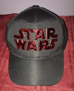 Disney Parks Star Wars Black Baseball Cap Hat Adjustable Adult Size NEW - Picture 1 of 6