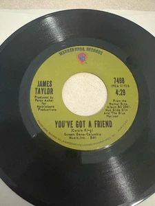 James Taylor "You've Got a Friend" 45 on WARNER Label...70s Soft-Rock in VG++ - Picture 1 of 2