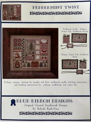 Blue Ribbon Designs-Peppermint Twist  Chart - Image 1 of 2