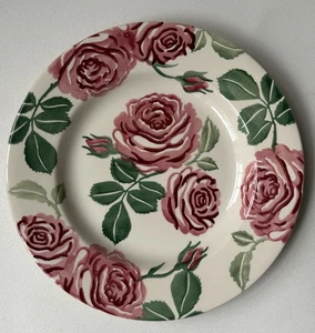 Emma Bridgewatermade in Stoke-on-Trent England 8.5” Pink Roses Plate -CT - Picture 1 of 3