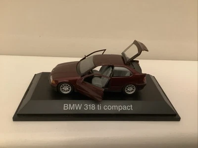 Schuco BMW E36 318i Ti Compact Metallic Burgundy Diecast Modellauto Maßstab 1:43 - Bild 1 von 4