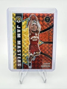 Panini Mosaic NBA 2020-21 Aaron Gordon Jam Masters amarillo reactivo/99 SP pepita - Imagen 1 de 2