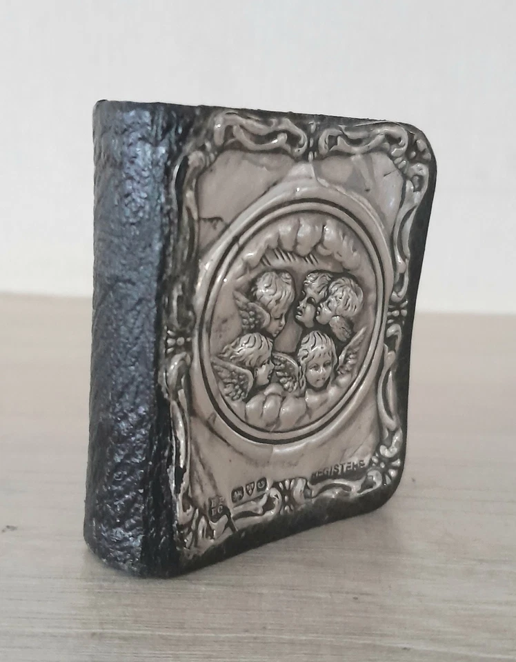 Antique Miniature Hallmarked Silver and Leather Book of Common Prayer, c1910 Foto 1 de 4