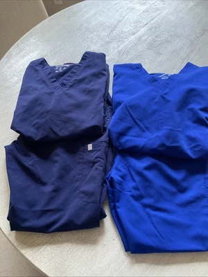 Scrubstar женщин скраб набор средний лот из 2 синий и темно-синий - Изображение 1 из 4