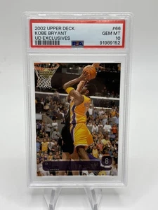 2000-01 Upper Deck KOBE BRYANT UD Exclusives 24/100 Jersey Number PSA 10 POP 2 - Bild 1 von 3
