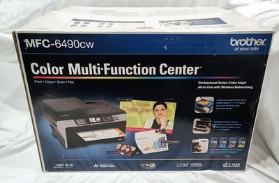 NEW Open Box Brother MFC-6490CW All-In-One Inkjet Printer  Wide Format, Wireless - Image 1 of 4