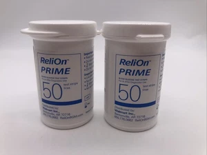 Prueba de glucosa en sangre ReliOn Prime, 100ct fecha de caducidad: 09/2026 (sin caja) Ref. 058 - Imagen 1 de 2