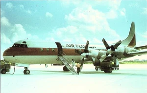 Air Florida L-188 Historical Aircraft Photochrome Postcard #356 - Picture 1 of 2