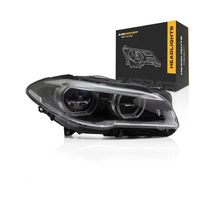 For BMW ActiveHybrid 5 2014-2016 Sedan Headlight Passenger Side LED Hybrid Model - Picture 1 of 10
