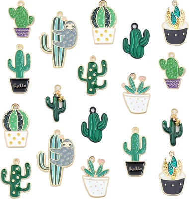 Bulk Gold Enamel Charms for Jewelry Making, Colorful Metal Charms Pendant for Br - Image 1 of 4