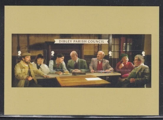 GRAN BRETAÑA El Vicario de Dibley, Dibley Consejo Parroquial PHQ Tarjeta Foto 1 de 1