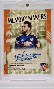 LUCHO ACOSTA 2024 Topps Chrome MLS Mania MM AUTO SUPERFRACTOR # 1/1 - Foto 1 di 4
