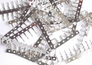 Terminal de pasador de contacto de crimpado de 1,25 mm macho hembra 32-28 AWG conector PicoBlade x 100 - Imagen 1 de 4