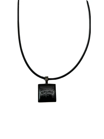 San Antonio spurs NBA  logo TILE CHARM PENDANT NECKLACE LifeTiles game day Cover