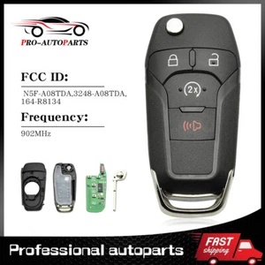 Repuesto para Ford Serie F 4B llave abatible F150 F250 F350 arranque remoto N5F-A08TDA - Imagen 1 de 10