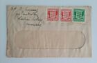 1943 Guernsey occupation stamps on envelope. inverted date. see details