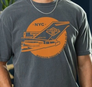  T-Shirt Beastie Jungen NYC MSG '87 HipHop auf Vintage schwarz Komfortfarben 1717 - Bild 1 von 7