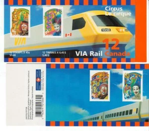 1998 Canada SC# BK 210b-Circus-booklet of 12-M-NH - Picture 1 of 1