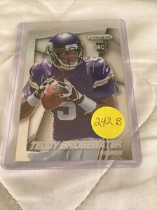 TEDDY BRIDGEWATER 2014 Panini Prizm Rookie Foto Variation #242B Kurzdruck - Bild 1 von 2