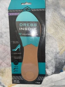PEAK Women's Dress Insoles Comfort Foam Heel Sandal Flats Shoes Mm11 - Picture 1 of 4
