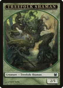10 Token Karten - TREEFOLK SHAMAN - Modern Masters - SAME ART - Magic MTG FTG - Bild 1 von 1