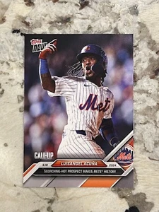 2024 Topps Now Luisangel Acuna RC #717 Mets History  - Bild 1 von 2