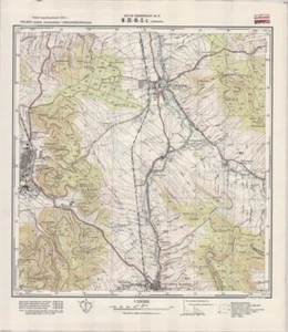 Mapa topográfico vintage del Estado Mayor polaco 1960 - LUBAWKA 1:25 000 - Imagen 1 de 4