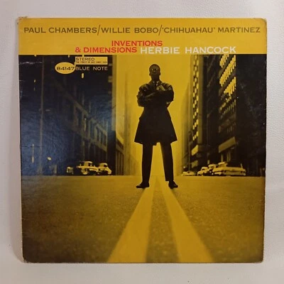 HERBIE HANCOCK INVENTIONS AND DIMENSIONS BLUE NOTE BLP-4147 BST 84147 - Image 1 of 4
