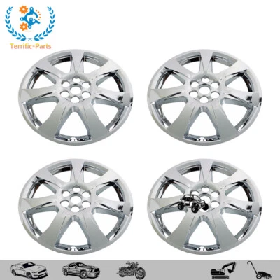 For Cadillac SRX 2010 2011 2012 2013 4Pcs 20" Clad Wheel Covers Chrome Cover New - Image 1 of 4