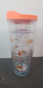 Tervis Becher Gold Fisch Tasse Orange Deckel 24oz - Bild 1 von 12