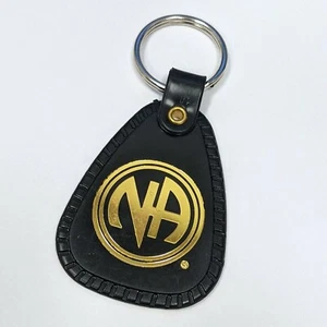 Arabic NA Narcotics Anonymous 'Clean and Serene Many Years' Black Keychain - Picture 1 of 4