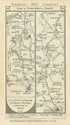 Exeter-Chudleigh-Newton Abbot-Totnes-Brownston road strip map PATERSON 1785