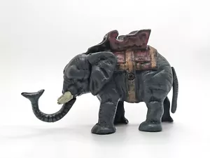 Banco vintage de hierro fundido cola de elefante con Howdah - Imagen 1 de 6