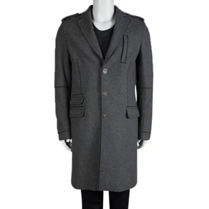 Dsquared2 Wool Coat Overcoat EU 46 Made Italy - Picture 1 of 12