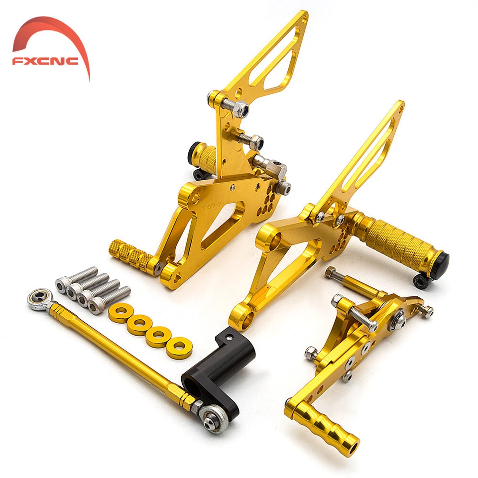 Reposapiés ajustables para TRIUMPH DAYTONA 675 2011-2012 2013 Foto 1 de 4