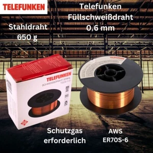 Telefunken Schweißdraht ( AWS ER70S-6 ) TSDS 0.6 mm - Bild 1 von 3