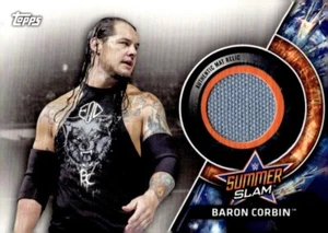 2018 Topps WWE Summer Slam 2017 Mat Relics #263/299 Baron Corbin #SMR-BC - Imagen 1 de 2