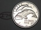 Canada 2013 Frosted Bowhead 25 cents Circulated Quarter Lot# I74