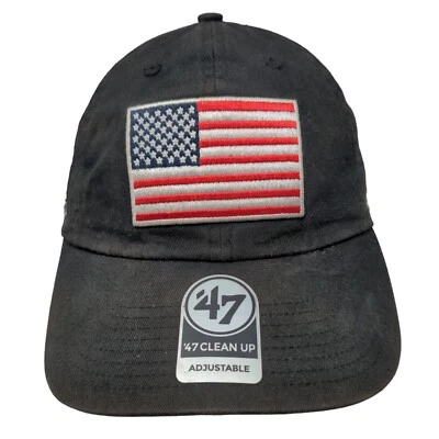 47 Brand Men's Slideback Hat Black OSFA Embroidered Orlando Magic Logo - Image 1 of 4