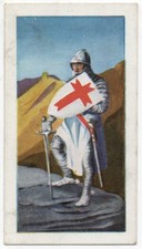 REDDINGS TEA TRADE CARD WARRIORS OF THE WORLD 1962 No.15 CRUSADER