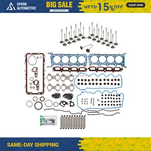 Full Gasket Set Intake Exhaust Valves Fit 04-06 Ford 5.4L TRITON 3-VALVE SOHC - Picture 1 of 12