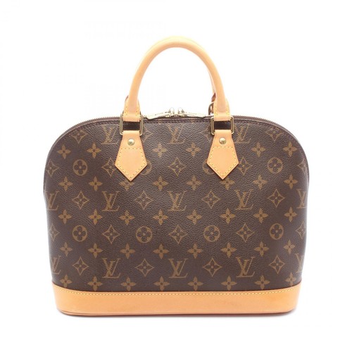 LOUIS VUITTON（LV） Borsa Louis Vuitton Alma con cerniera a mano M51130 monogramma tela marrone usata donna LV