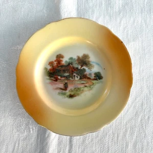 Victoria China Czechoslovakia Rustic Scenes  Small Plate - Bild 1 von 6