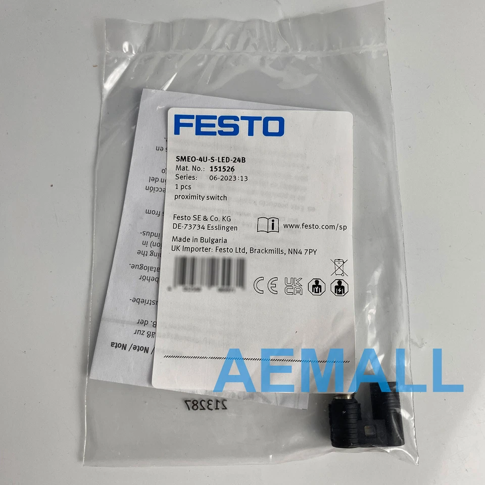 1pcs New Festo SMEO-4U-S-LED-24 B 151526 Proximity Sensor/Proximity Switch - Image 1 of 2